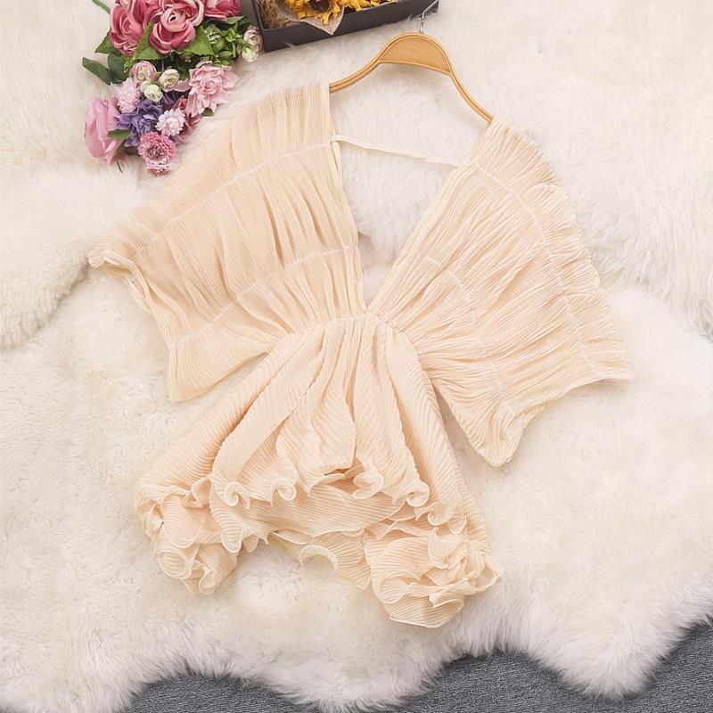 Irregular Chiffon Shirt