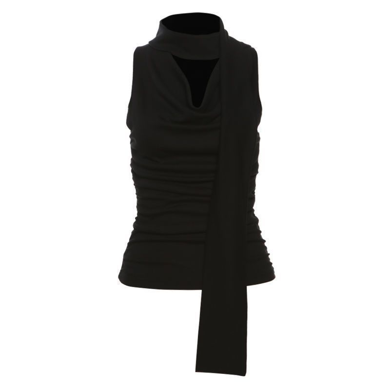 Swing Collar Design Blouse