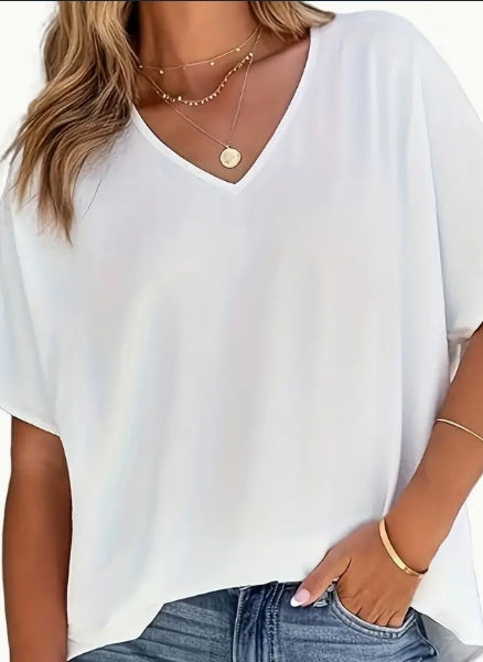 Solid Versatile Blouse