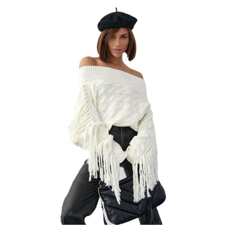 Pure Color Elegant Woolen Sweater