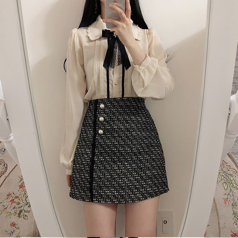 Long-sleeved Blouse