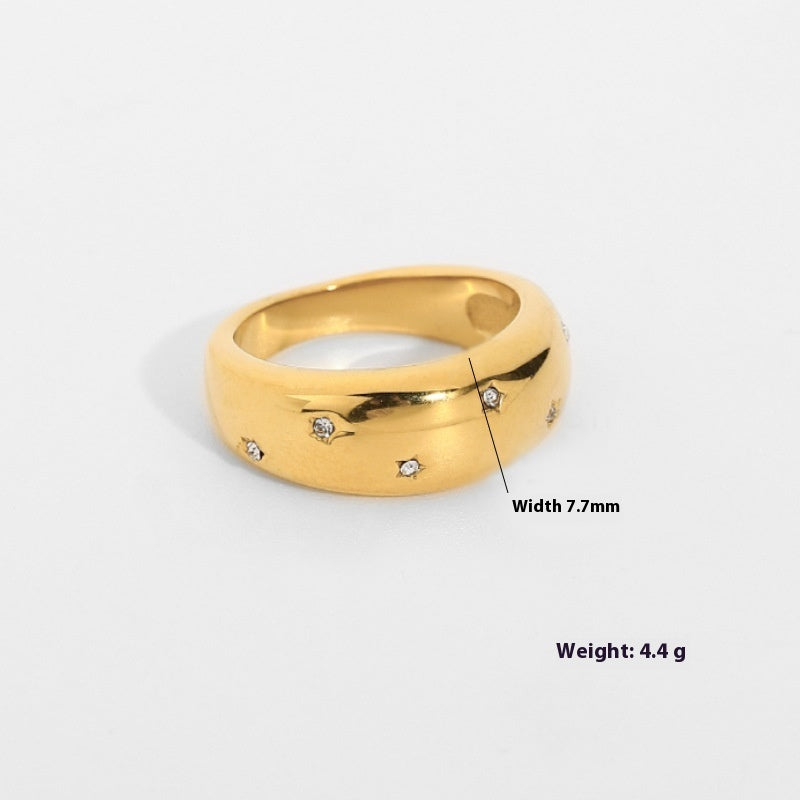 Trendy Style Zircon Ring For Women