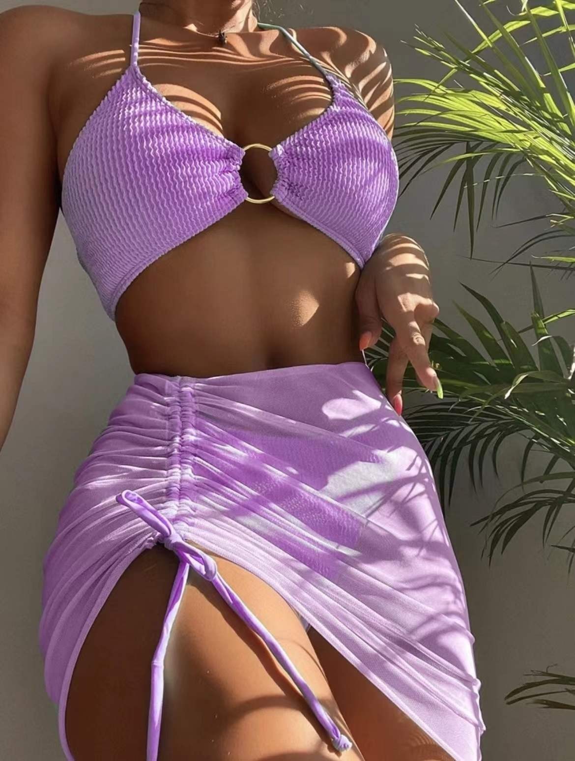 Three PiecesHalter Bikini