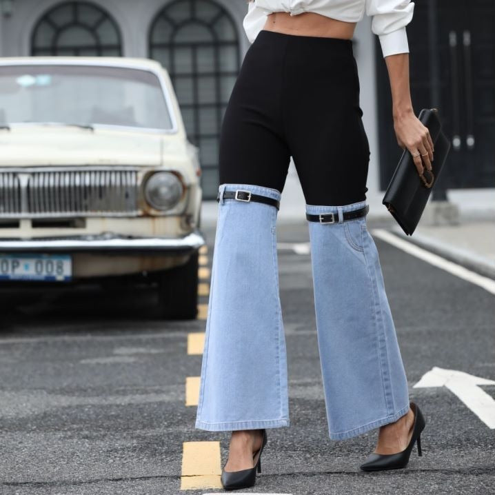 Slim Knit Denim