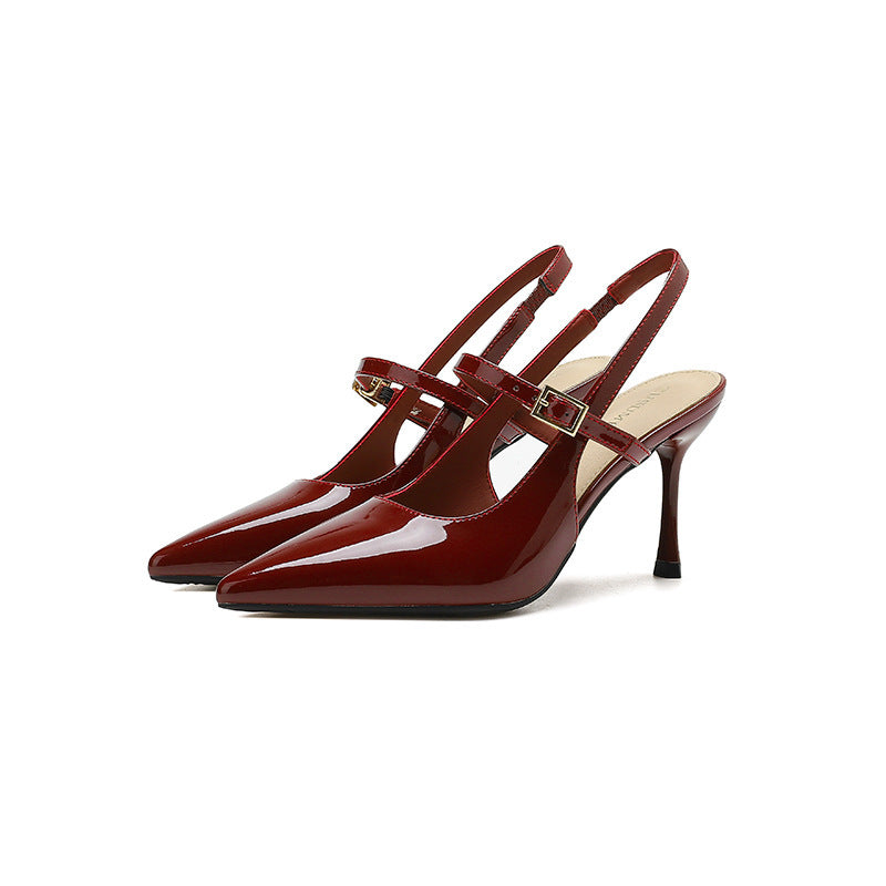 French Style Hollow High Heels
