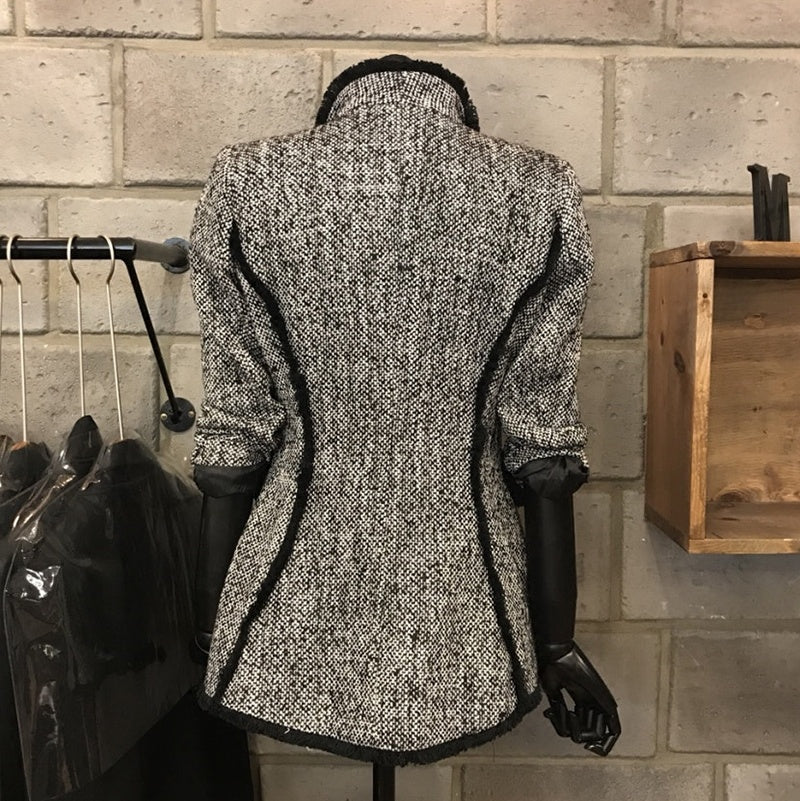 Short woolen coat