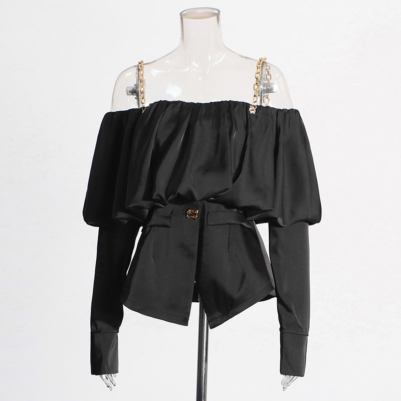 Off-shoulder Spaghetti Straps Top