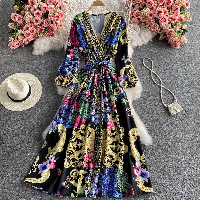 Elegant Long Sleeved Dress