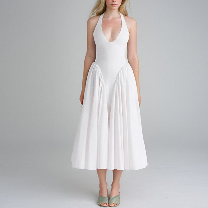V-neck Elegant Dress