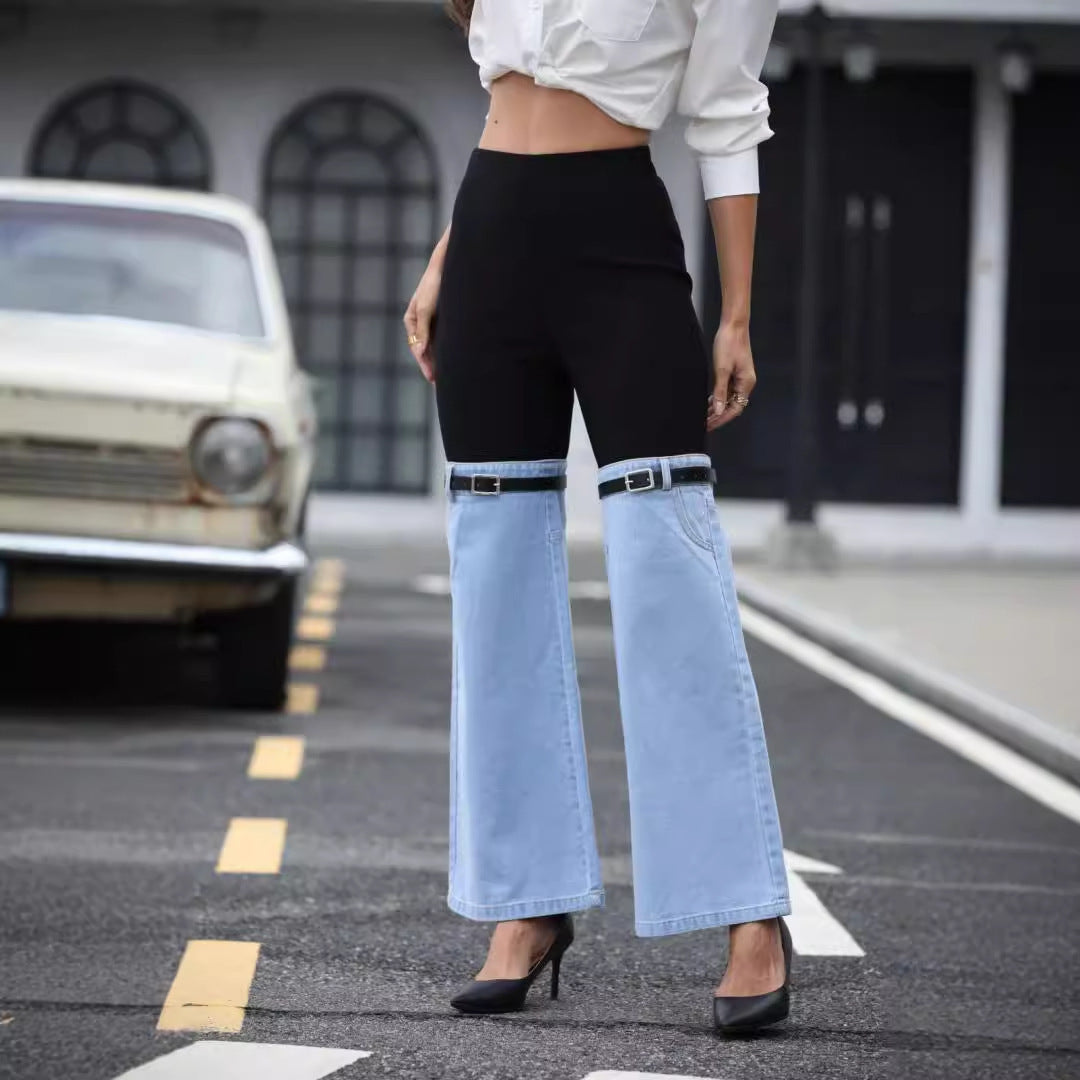 Slim Knit Denim