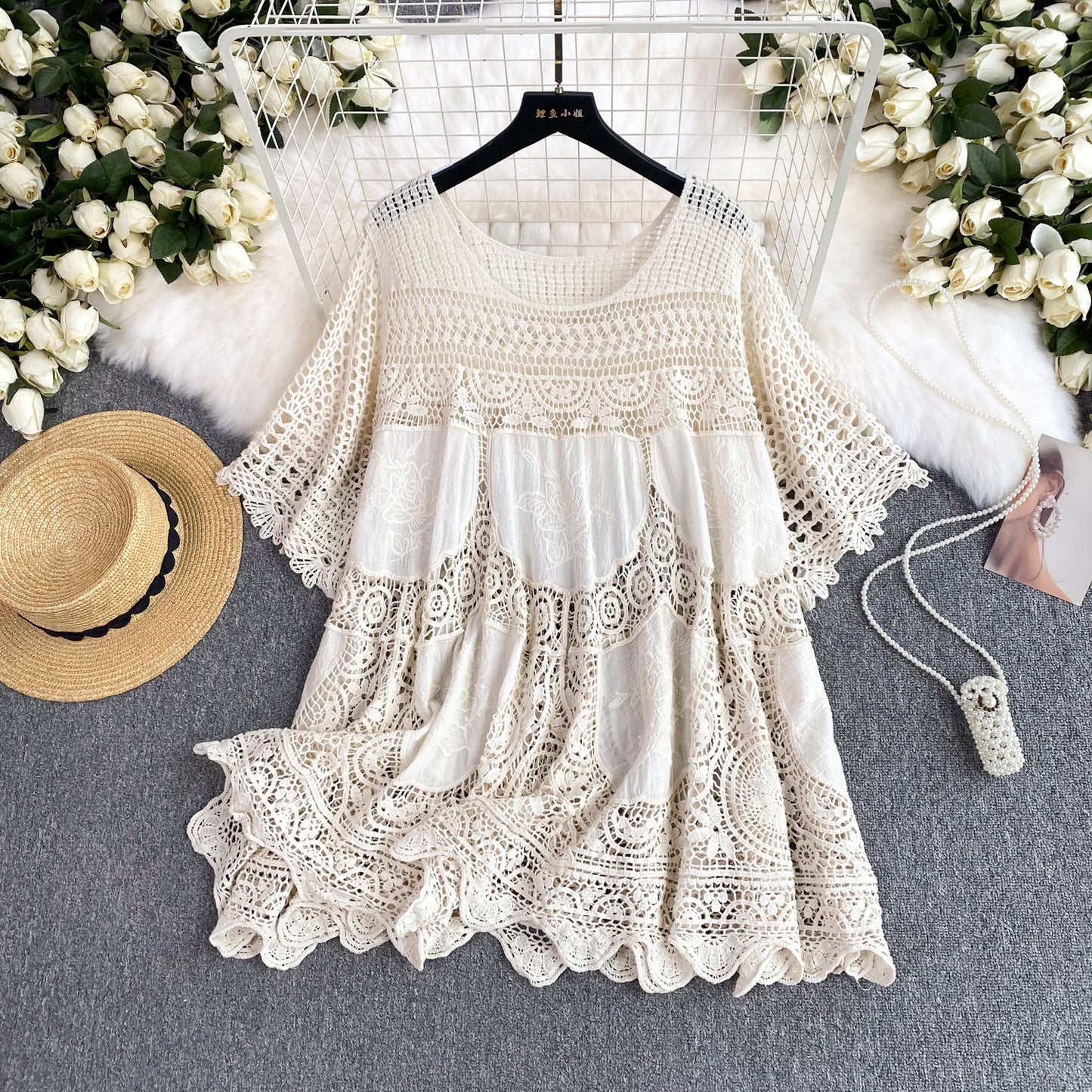 knitted Cutout Blouse