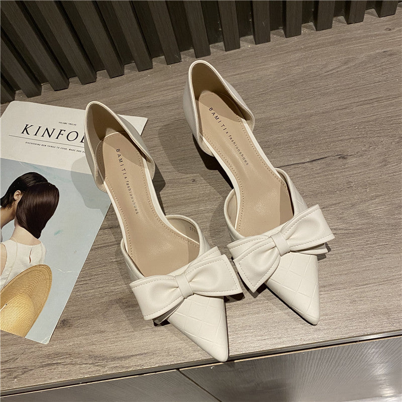 White French Small Heels