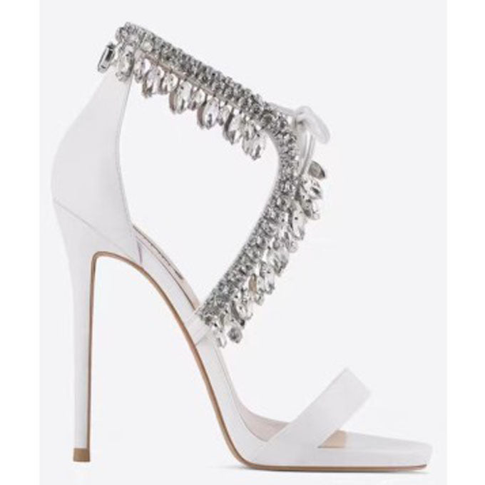 Stiletto Heel Rhinestone Simple Shoes