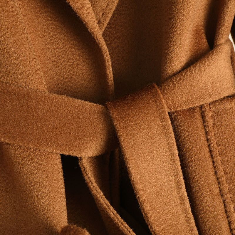 Water Ripple Woolen Coat
