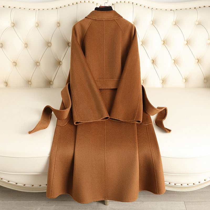 Water Ripple Woolen Coat