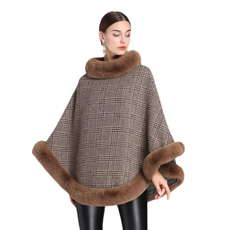 Fur Collar Shawl