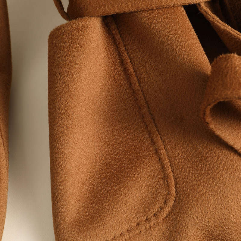 Water Ripple Woolen Coat