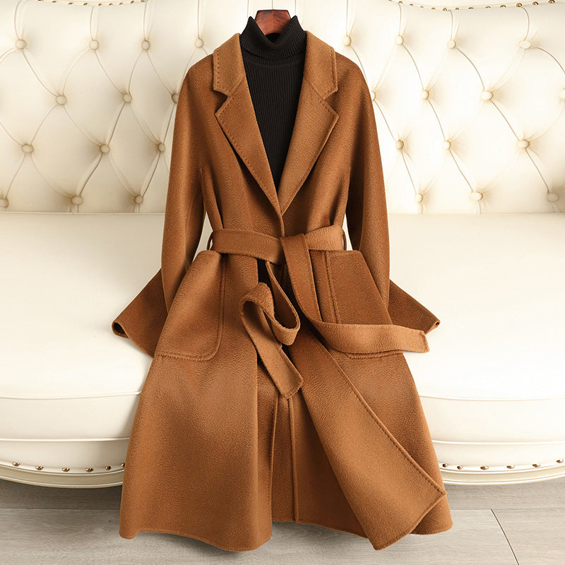 Water Ripple Woolen Coat