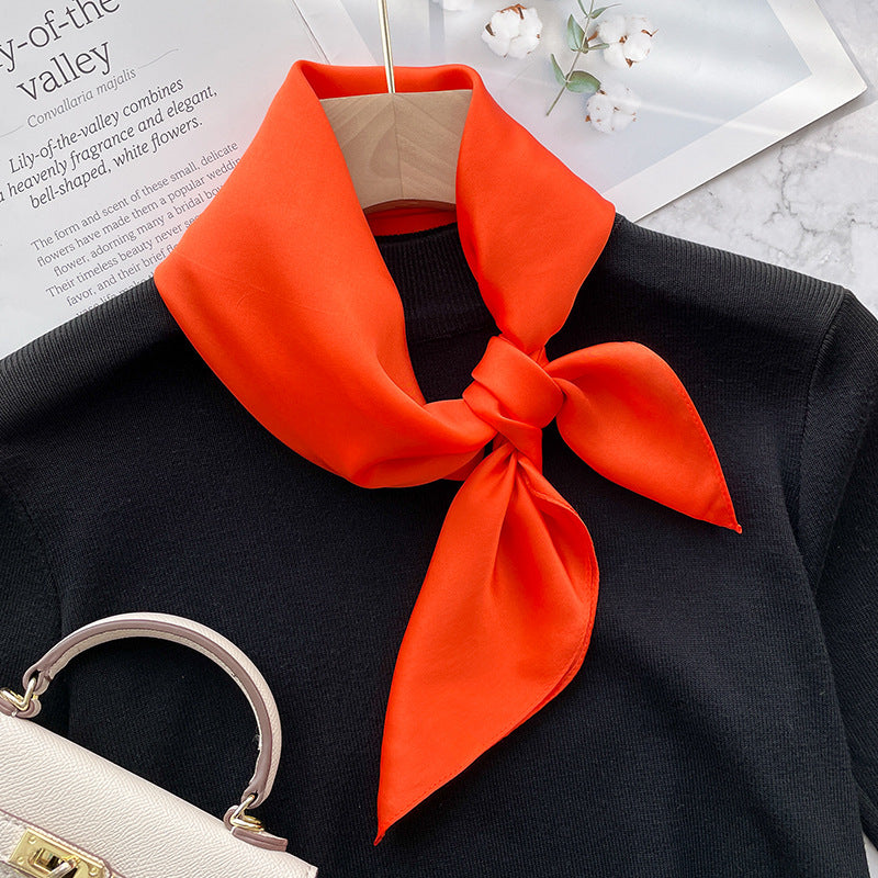 Retro Elegant Silk High-end Scarf