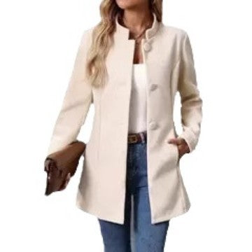 Pocket 3 Breasted Slim Coat