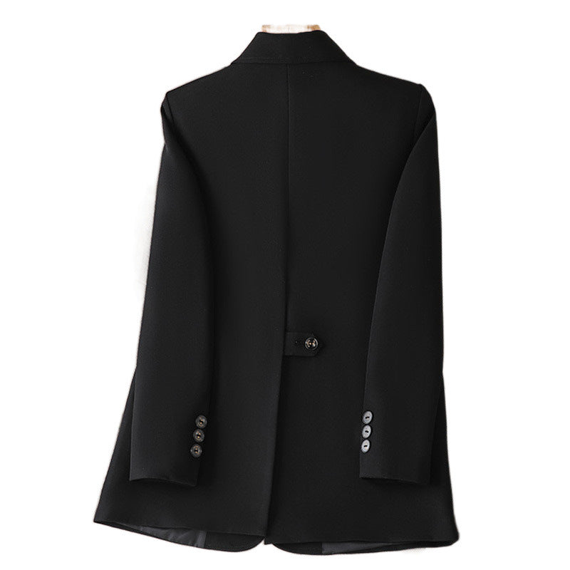 Solid Casual Suit Jacket