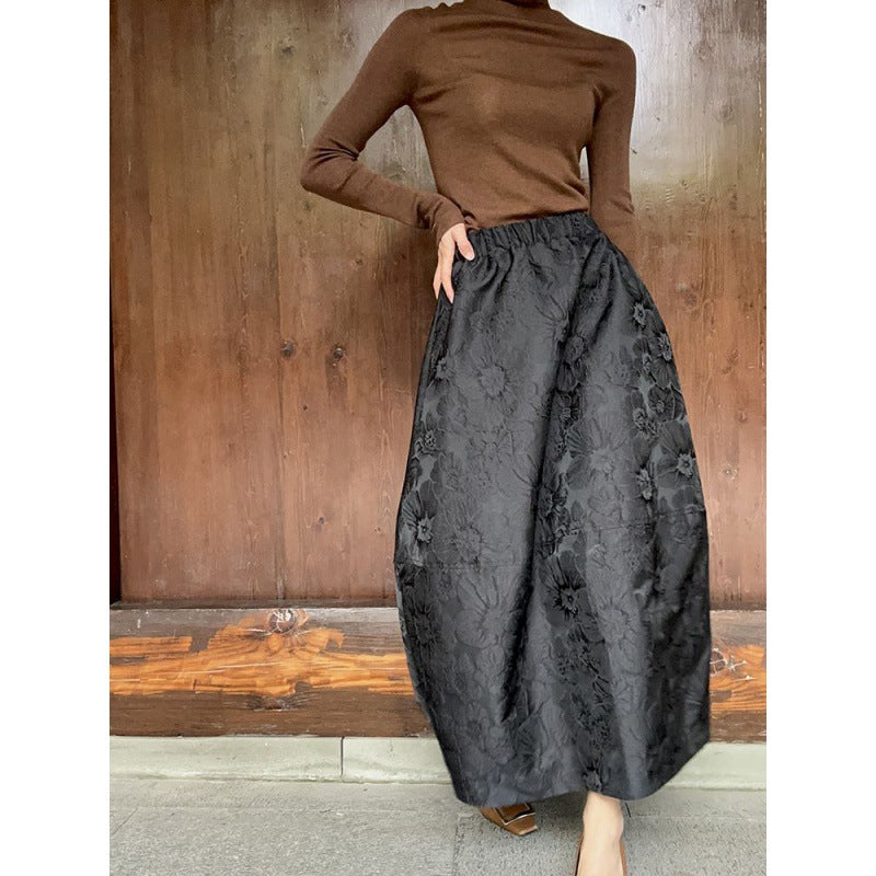 Relievo Jacquard Skirt