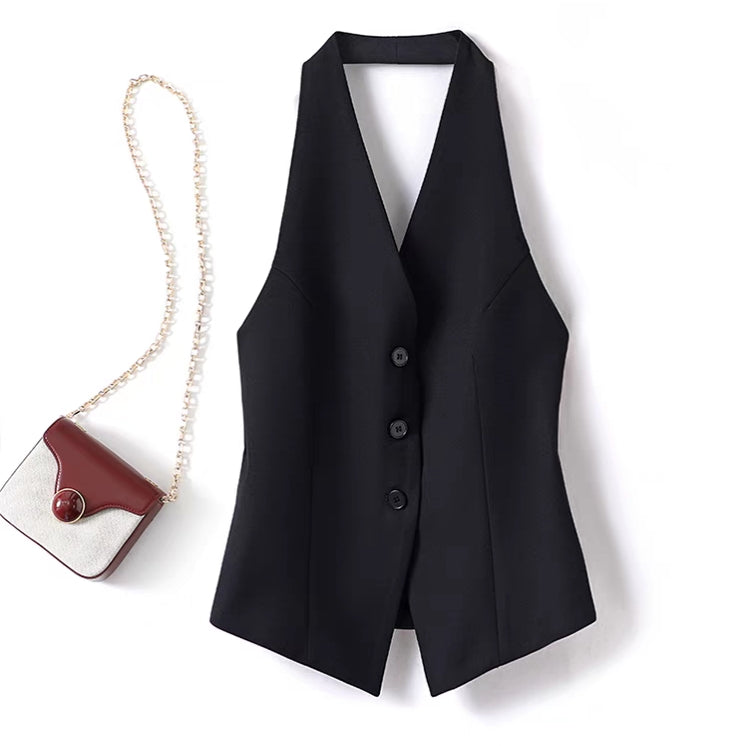 Halter Suit Vest