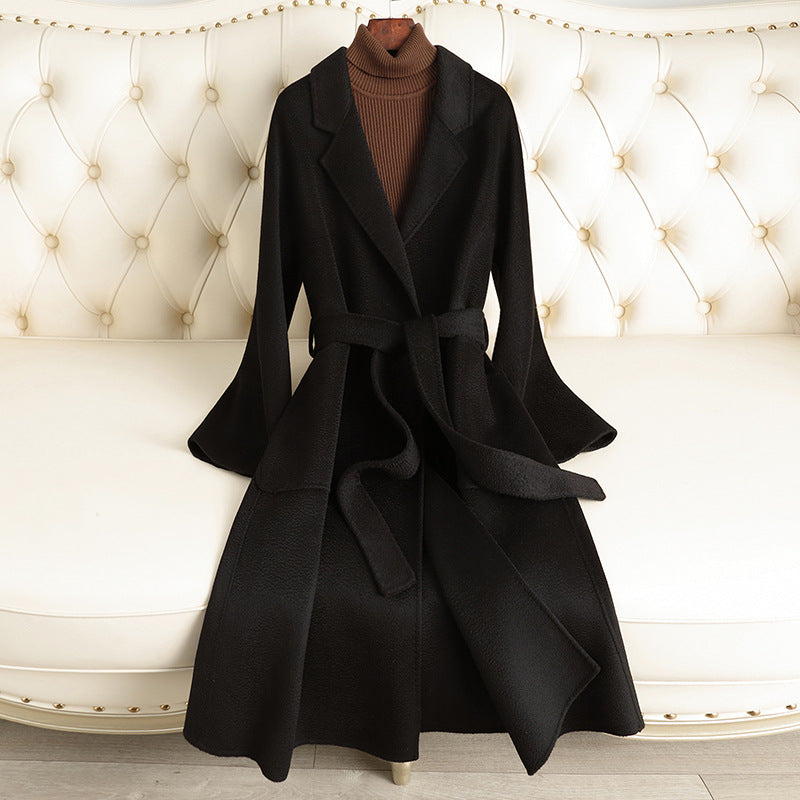 Water Ripple Woolen Coat