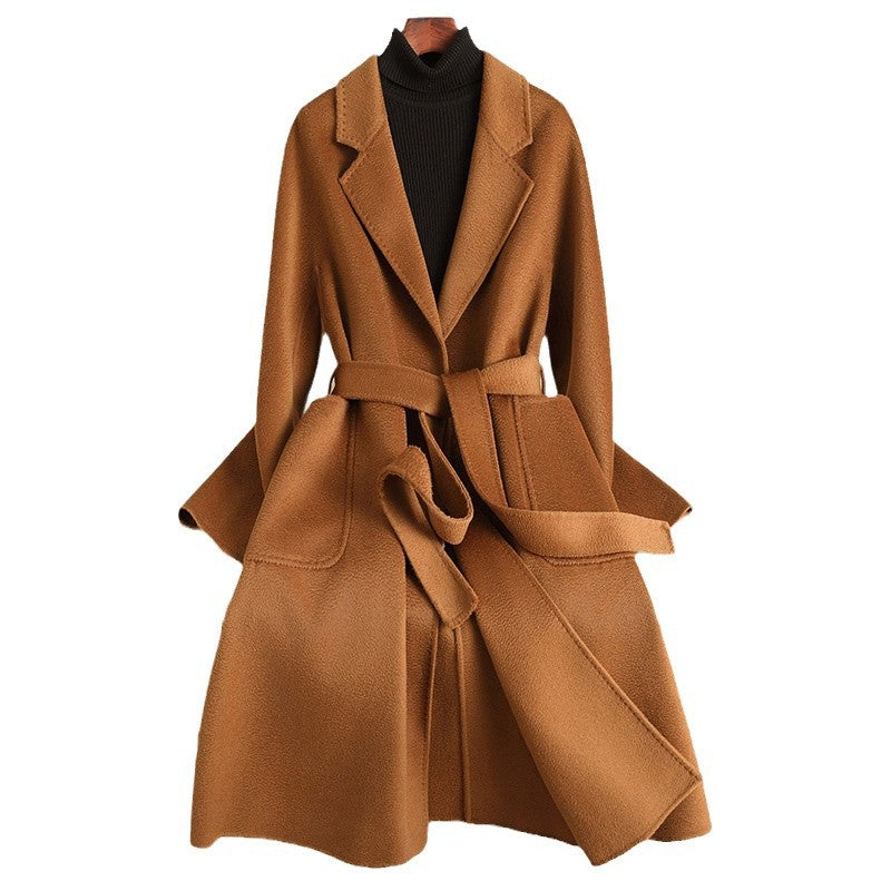 Water Ripple Woolen Coat