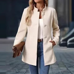 Pocket 3 Breasted Slim Coat