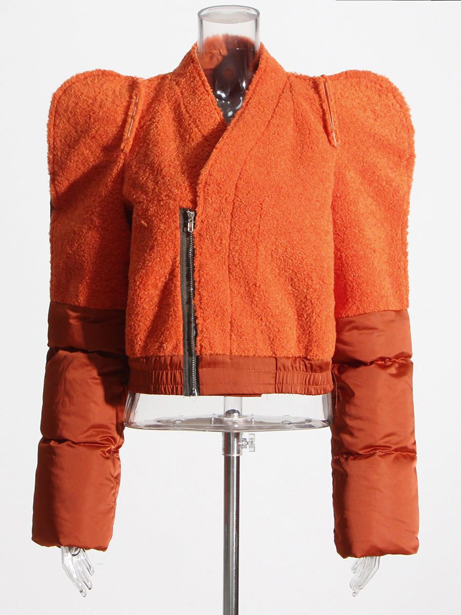 Socialite Style Short Jacket Fashion V-neck Coat
