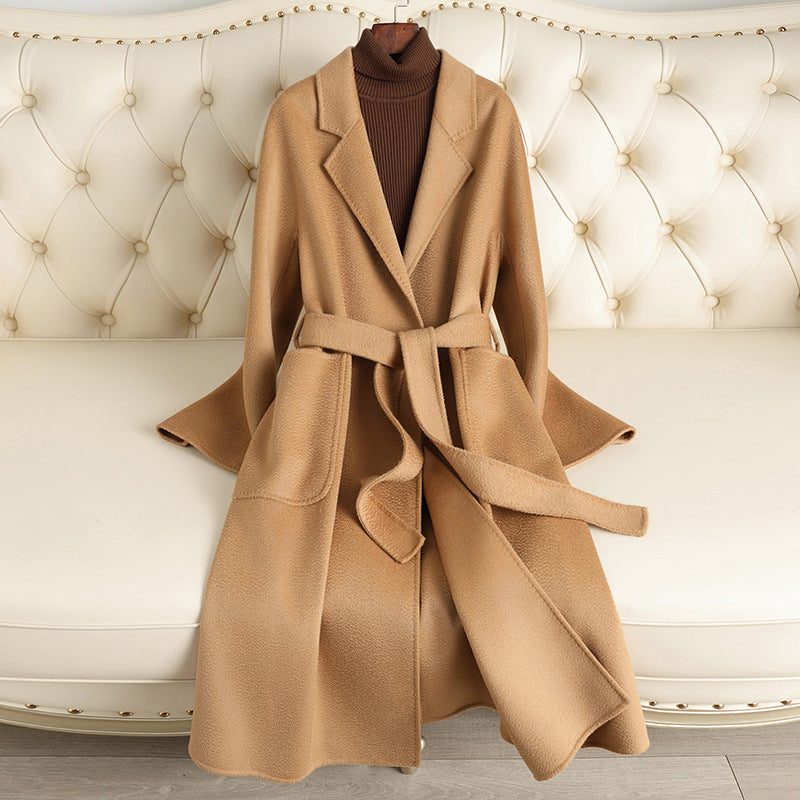 Water Ripple Woolen Coat