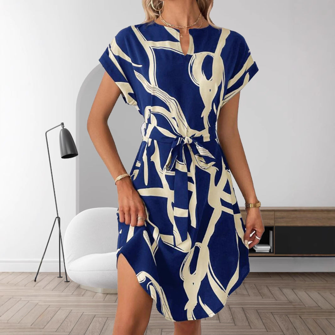 V-neck Elegant Dress