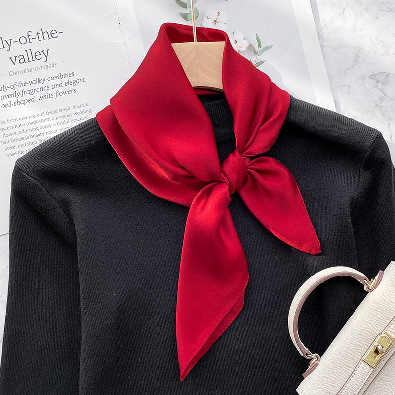 Retro Elegant Silk High-end Scarf