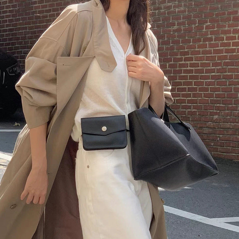 Stand Collar Loose Trench Coat