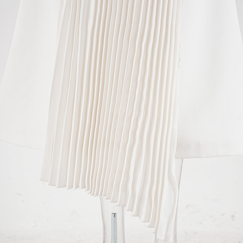 French Style Sloping Shoulder Dress