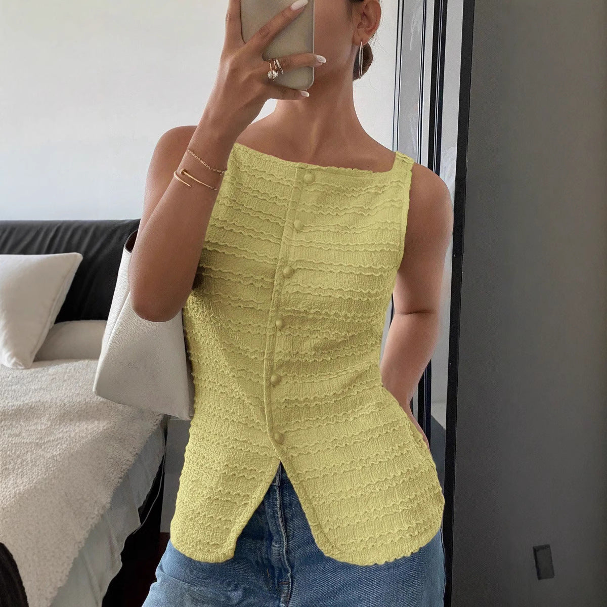 Sleeveless Vest Top