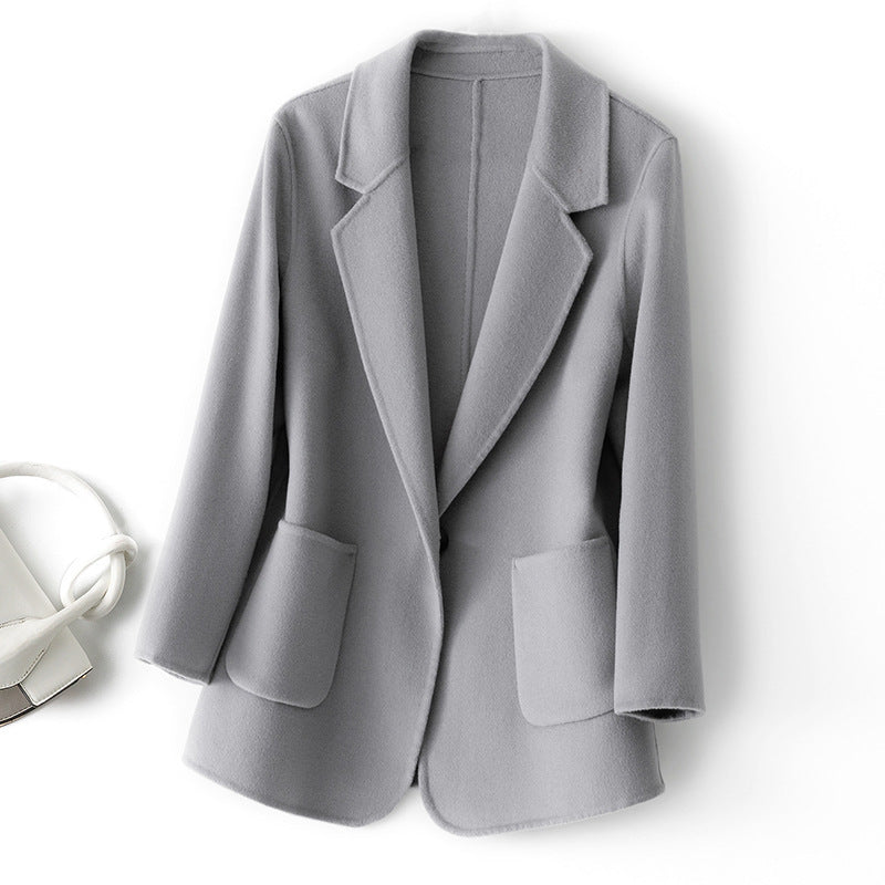 Wool Overcoat Double sided buttons
