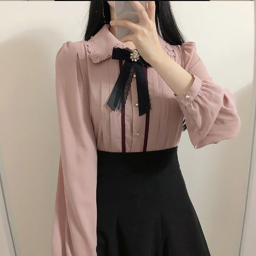 Long-sleeved Blouse