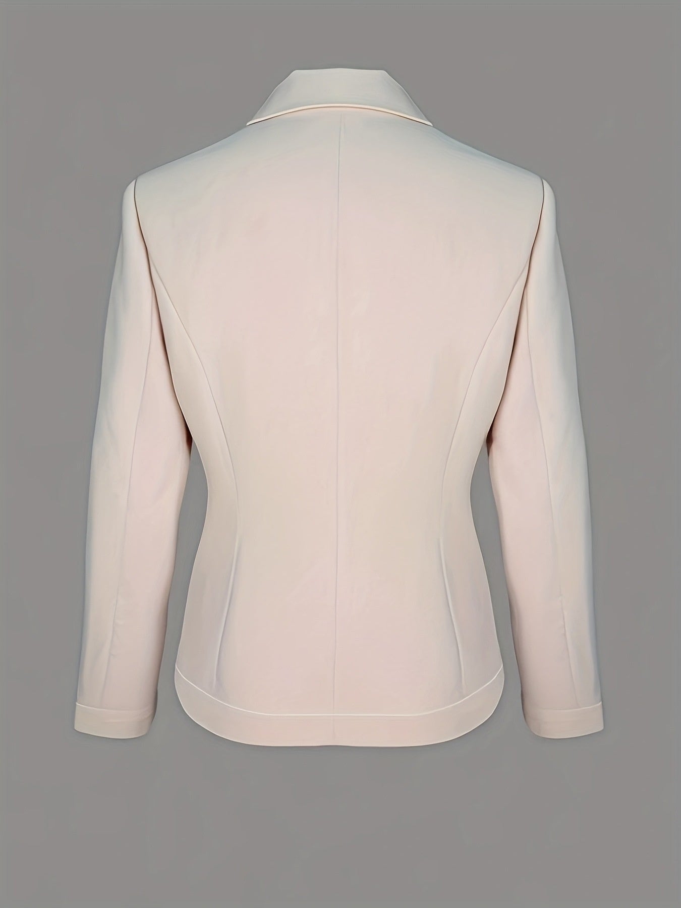 Solid Elegant Pink Women's Suit