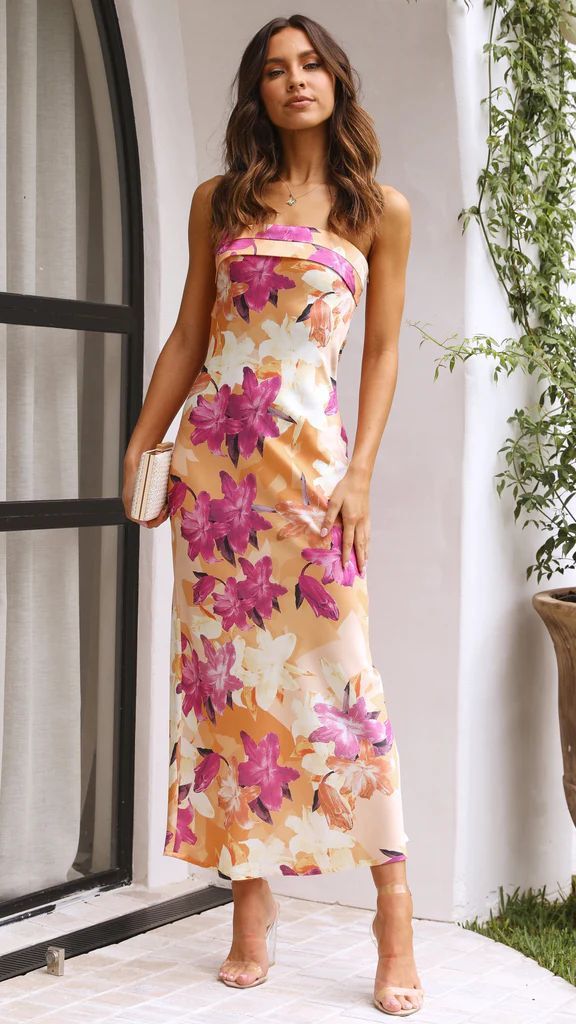 Tube Top Long Dress