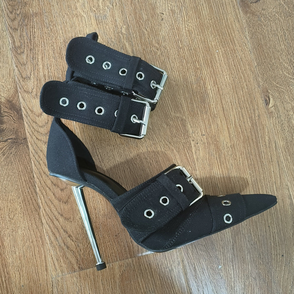 Modern Closed Toe High Heel