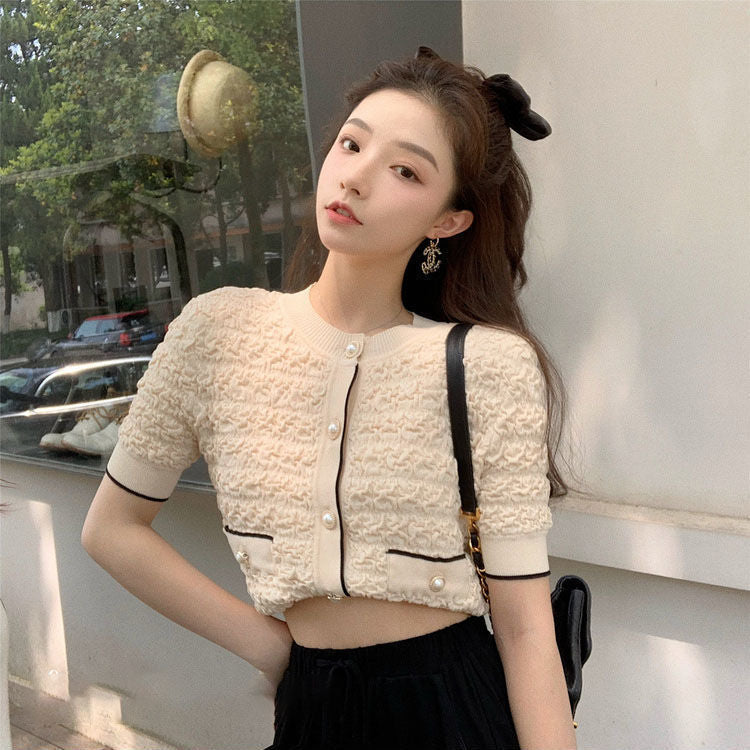 Round Neck Knit Sweater
