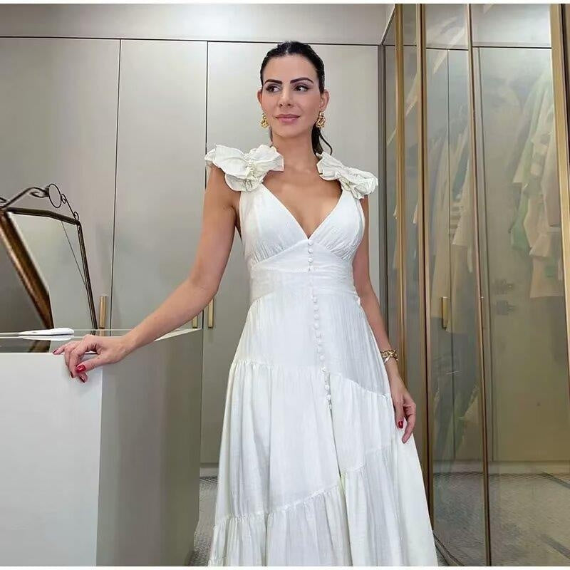 European Style Flower Dress