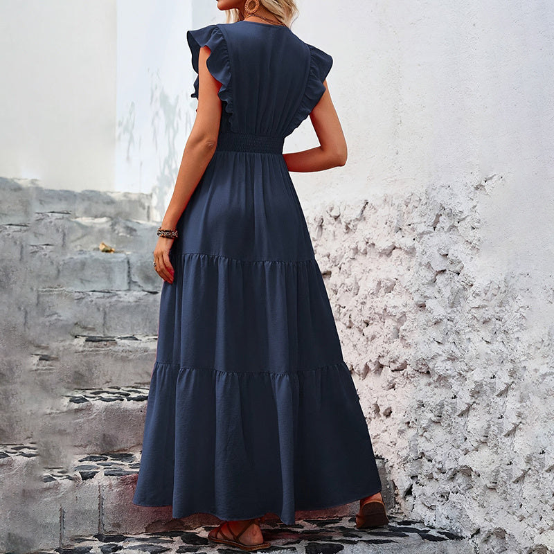 V-Neck Maxi Dress