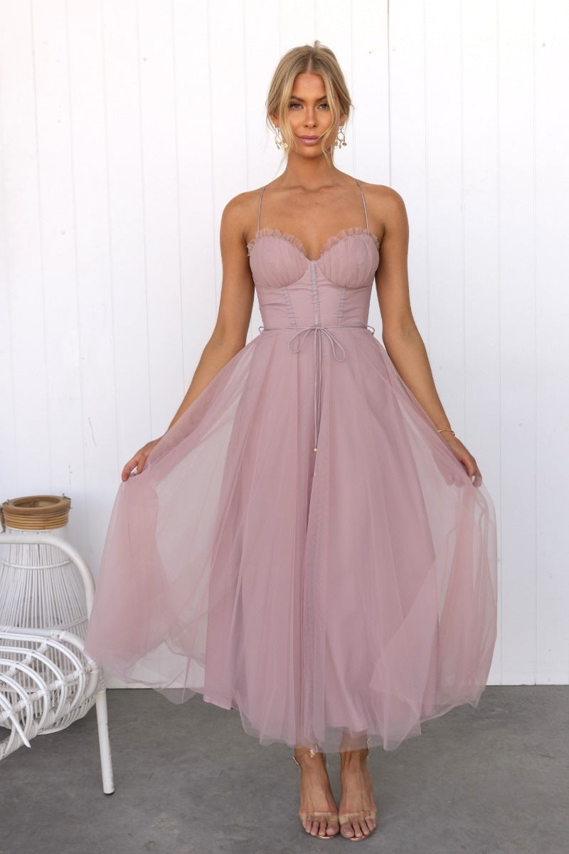 Mesh Evening Dress