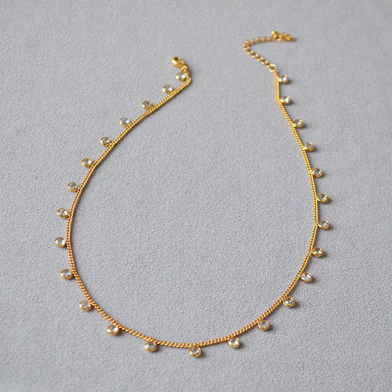 Short Necklace Collarbone