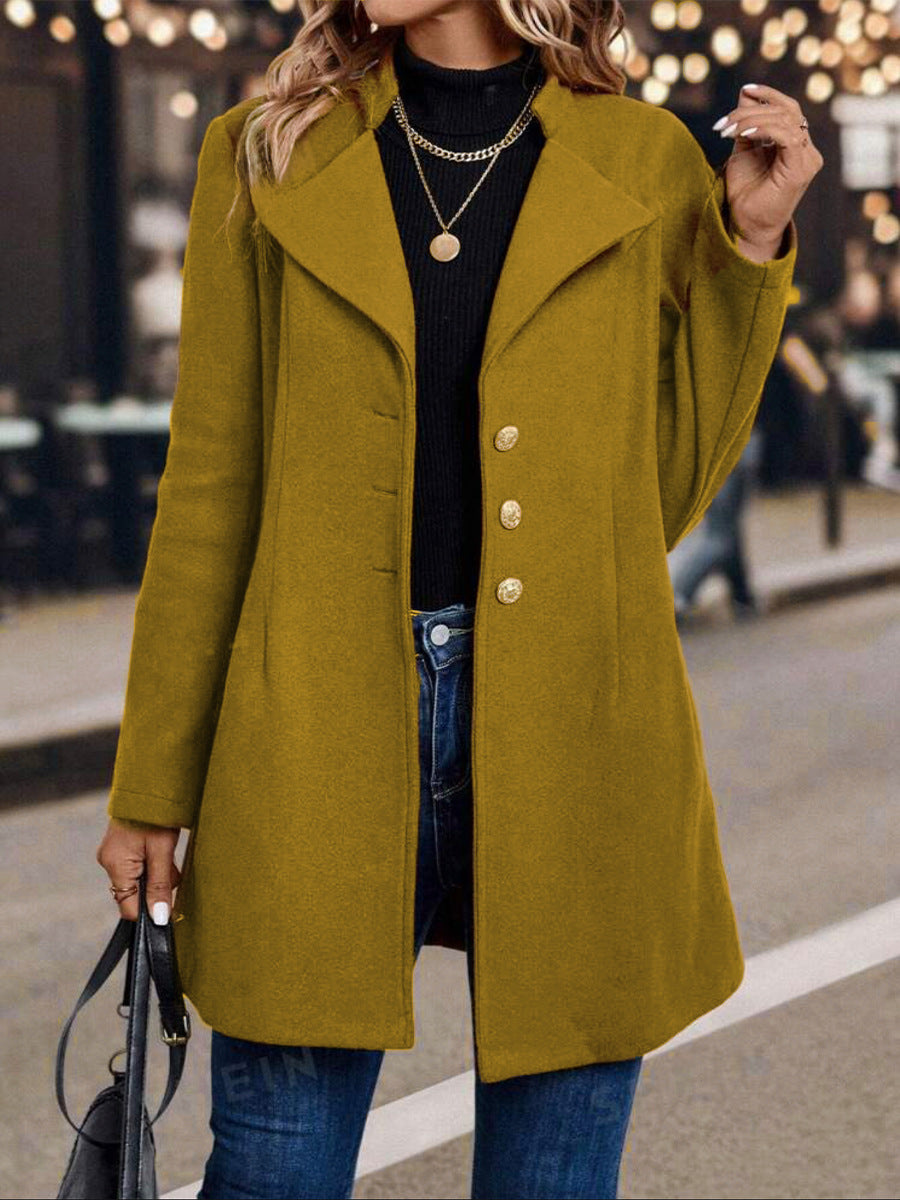 Slim Woolen Coat