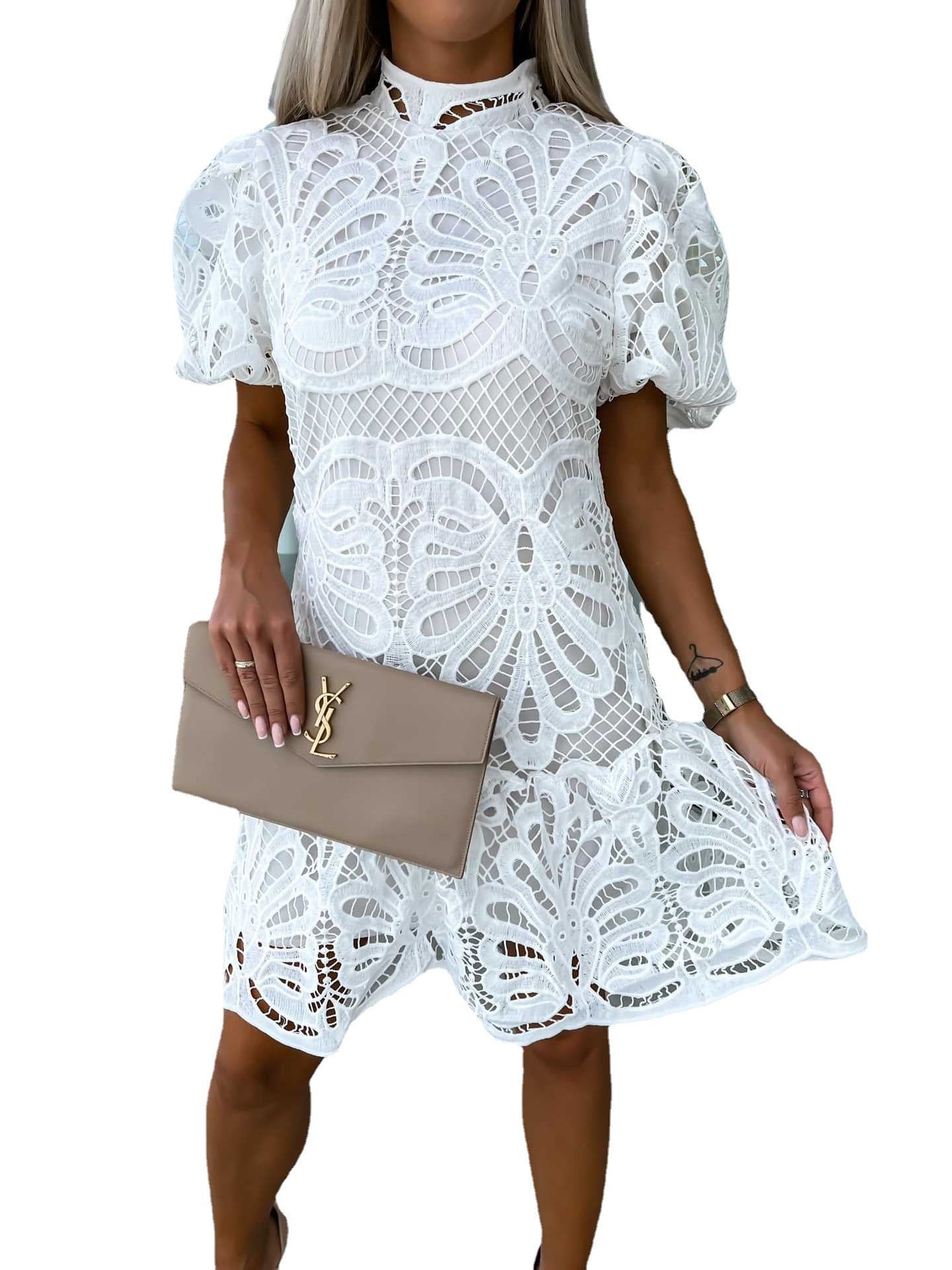 Fashionable Lace Elegant Women's Dress