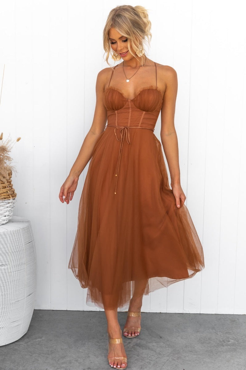 Mesh Evening Dress